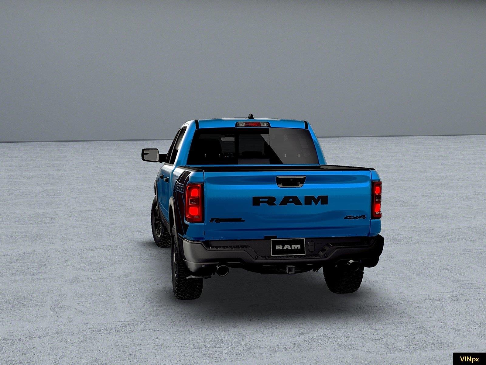 New 2026 Hydro Blue Pearl-Coat Exterior Paint RAM Rebel image 13