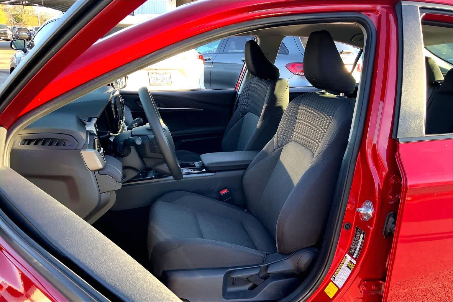 Used 2025 Supersonic Red Toyota LE image 8