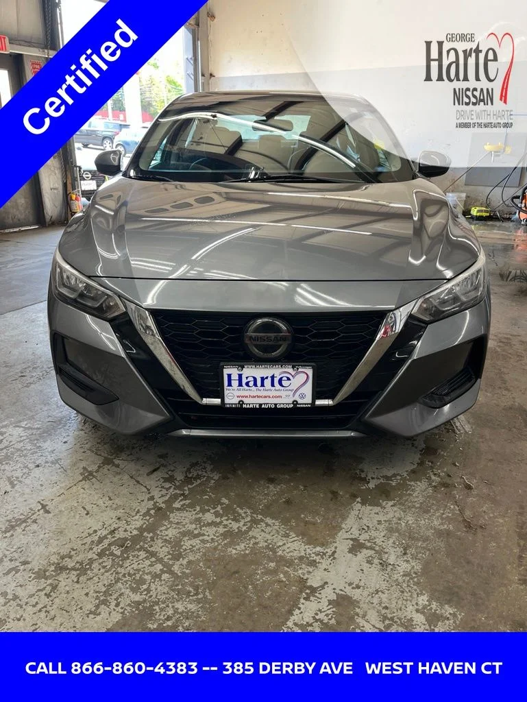 Certified 2021 Nissan Sentra S with VIN 3N1AB8BV0MY232599 for sale in West Haven, CT