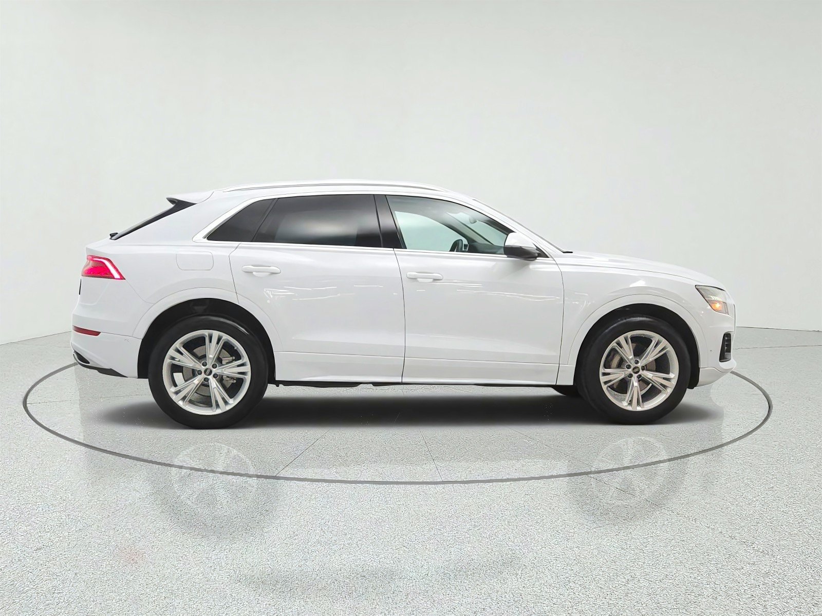 Used 2023 Glacier White Metallic Audi Premium image 4