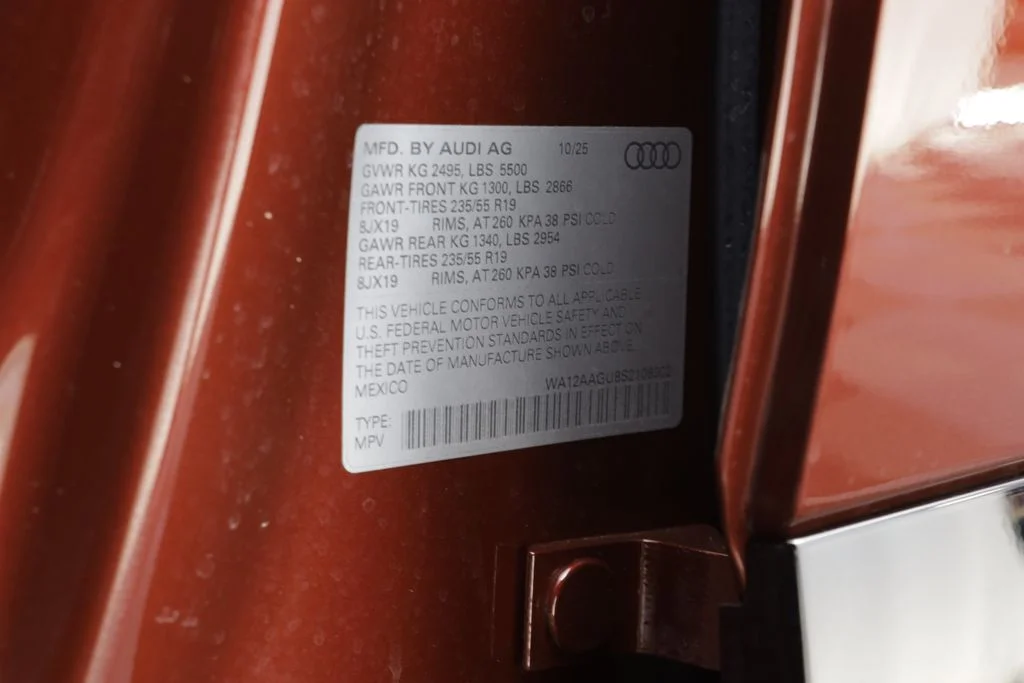 Used 2025 Red Metallic Audi 2.0T Premium Plus image 25