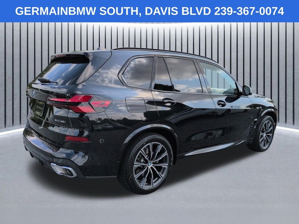 Certified Used 2024 Black Sapphire Metallic BMW xDrive40i image 5