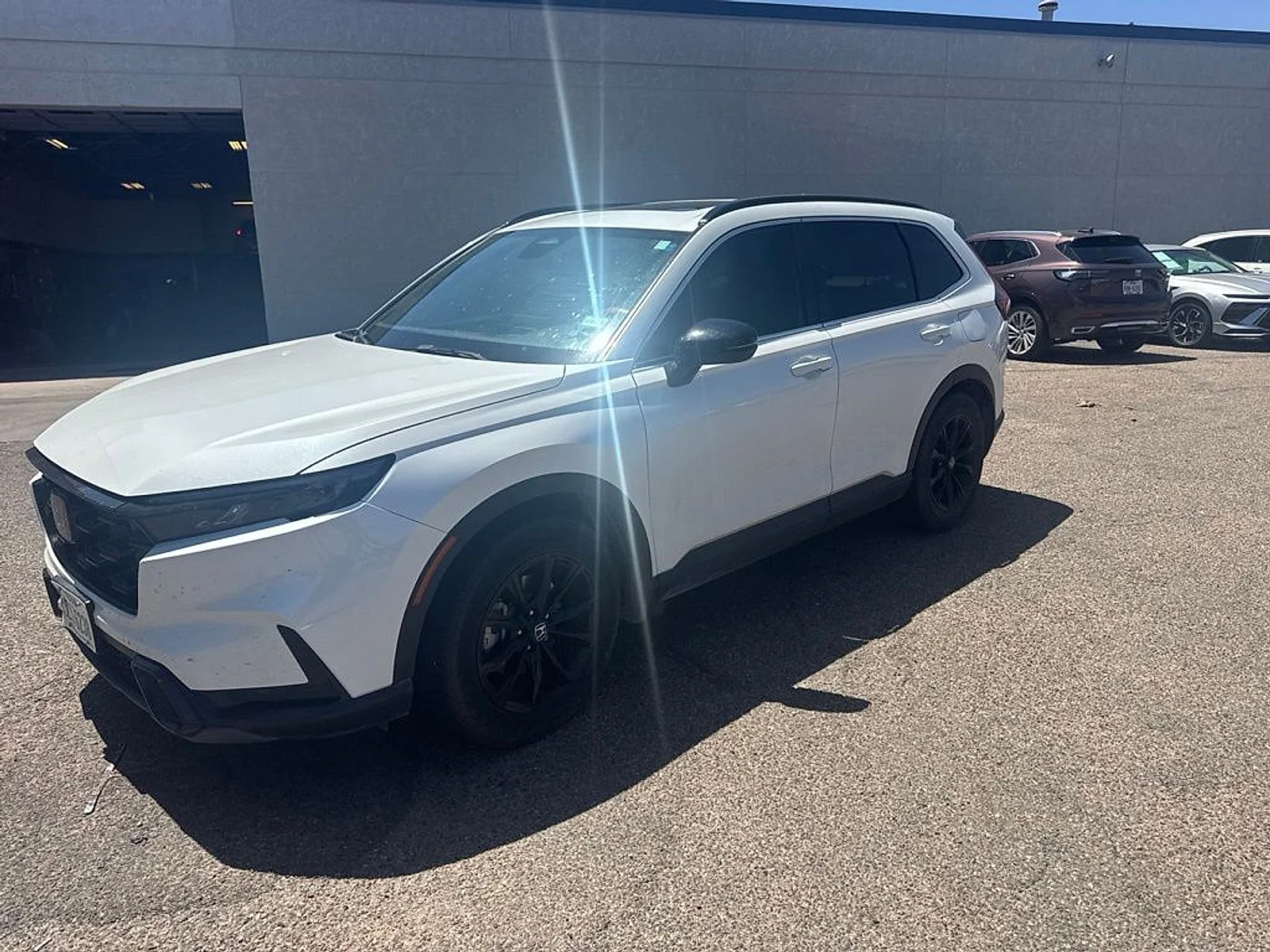 Certified Used 2023 Platinum White Pearl Honda Sport image 2
