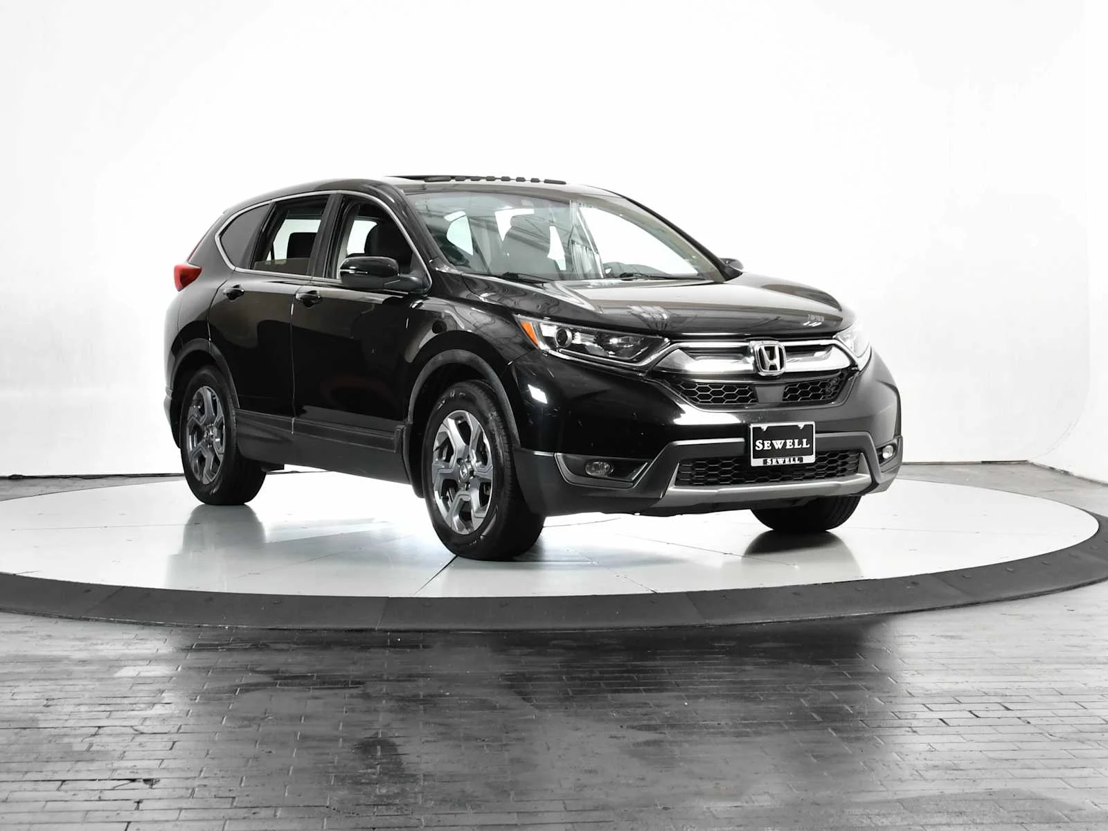 Used 2017 Crystal Black Pearl Honda EX image 8