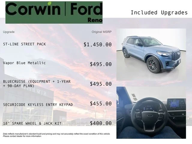 Certified Used 2026 Vapor Blue Metallic Ford ST-Line image 3