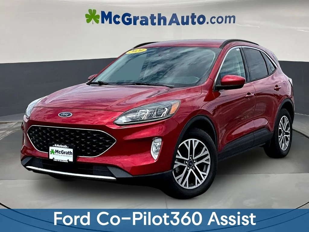 Used 2020 Red Ford SEL image 3