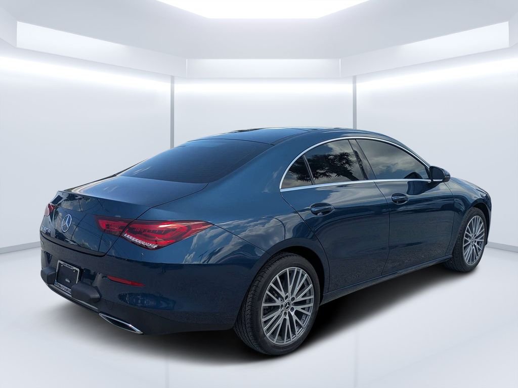 Used 2022 Blue Mercedes-Benz CLA 250 image 3