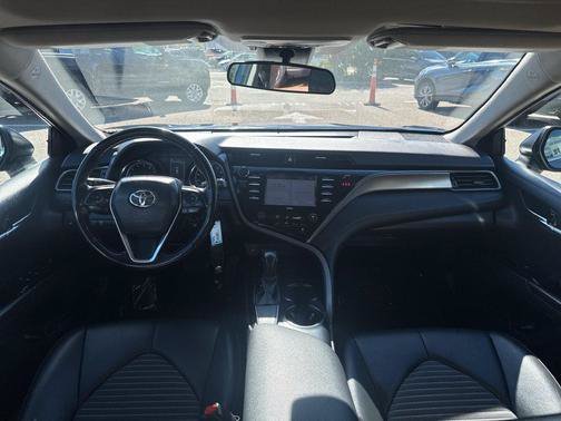 Certified Used 2020 Blue Toyota SE image 10