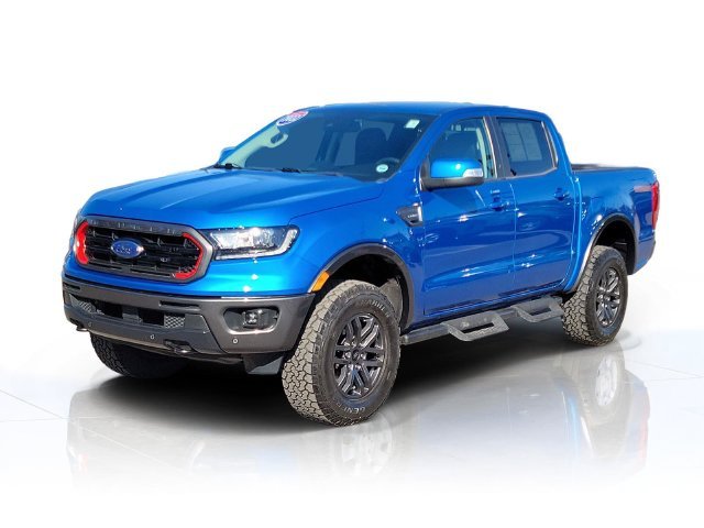 Certified Used 2022 Blue Metallic Ford Lariat image 3