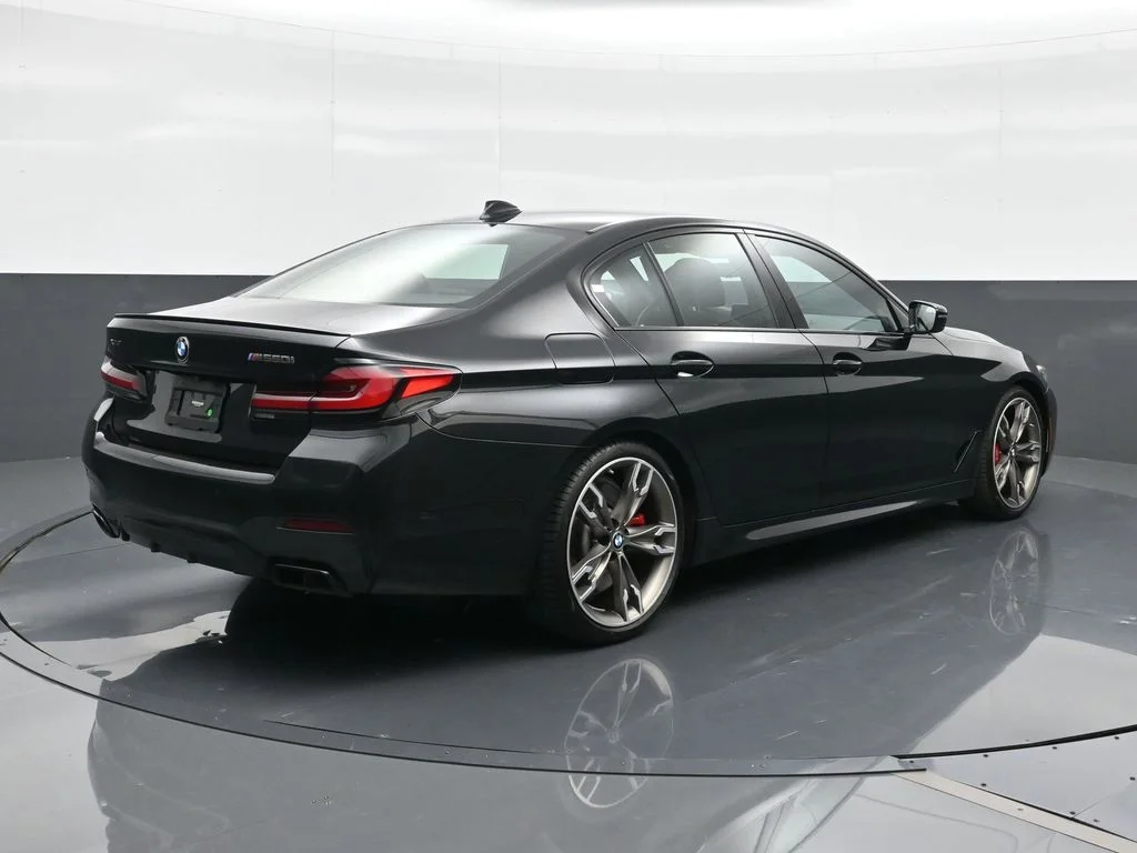 Certified Used 2023 Black Sapphire Metallic BMW M550i xDrive image 13
