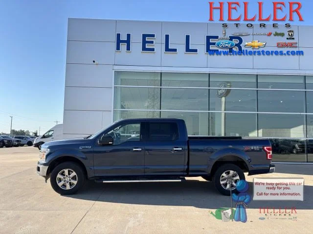 Used 2018 Blue Jeans Metallic Ford XLT image 1