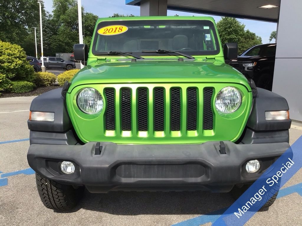 Used 2018 Green Jeep Unlimited Sport S image 15