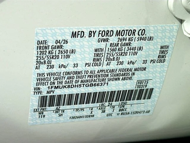 New 2026 White Ford Active image 20