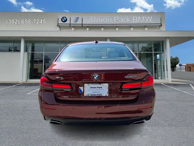 Certified Used 2023 Aventurin Red Metallic BMW 530i xDrive image 5
