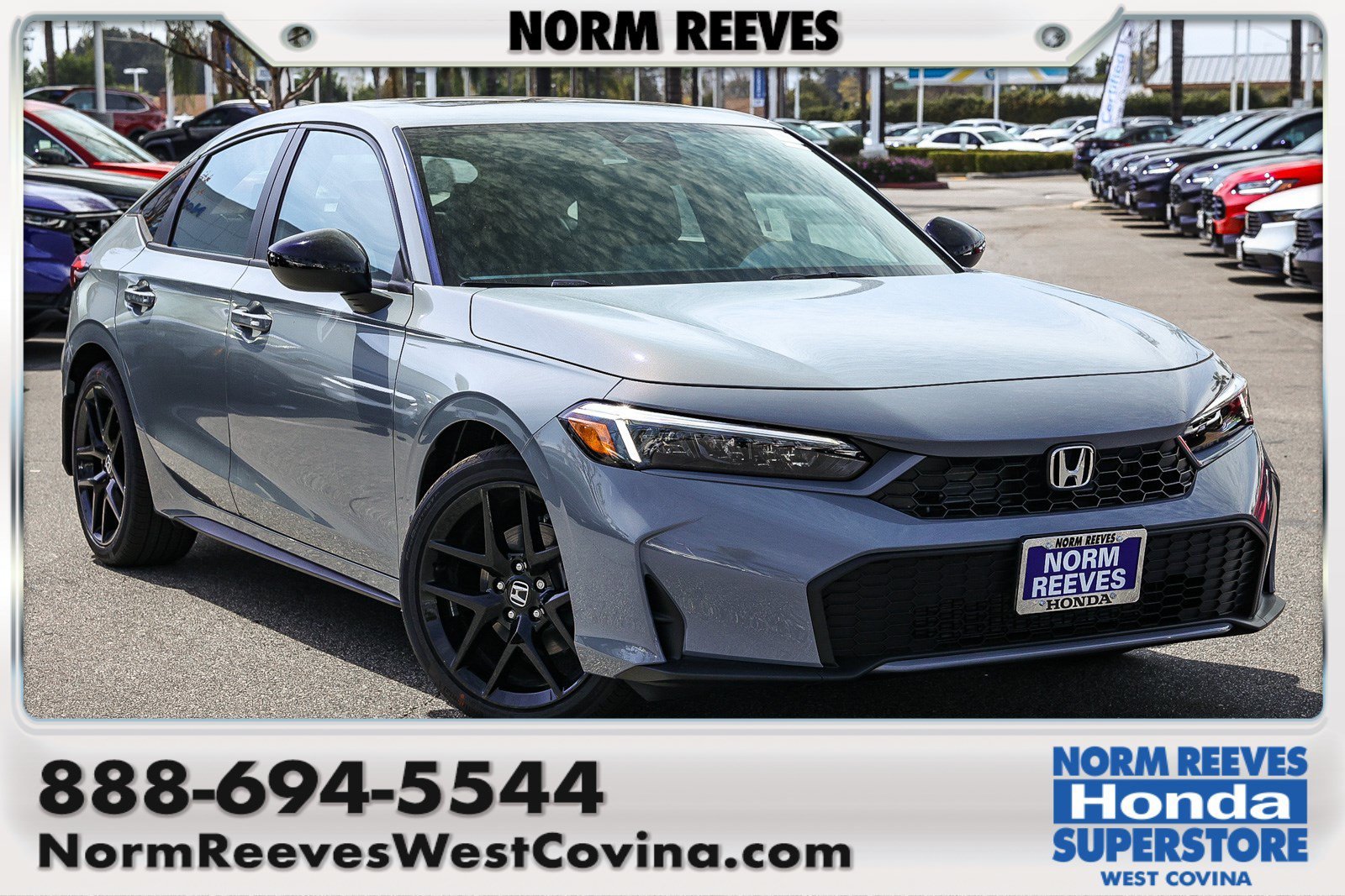 New 2026 Urban Gray Pearl Honda Sport CVT image 1