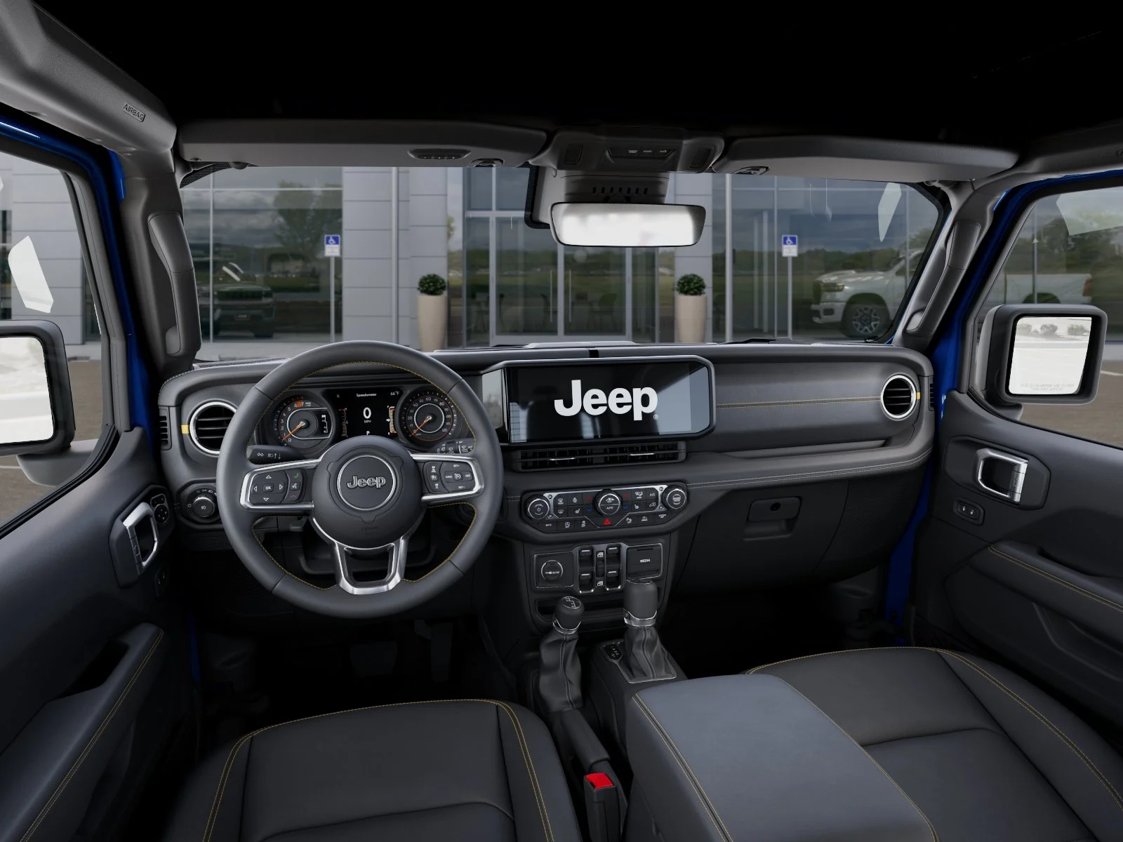 New 2026 Hydro Blue Pearl-Coat Exterior Paint Jeep Sahara image 37