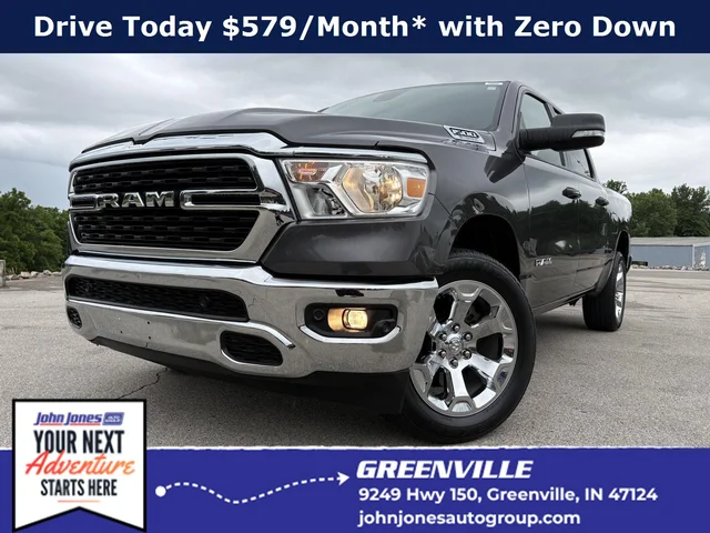 Pre-Owned 2022 Ram 1500 Big Horn Four Wheel Drive Crew Cab