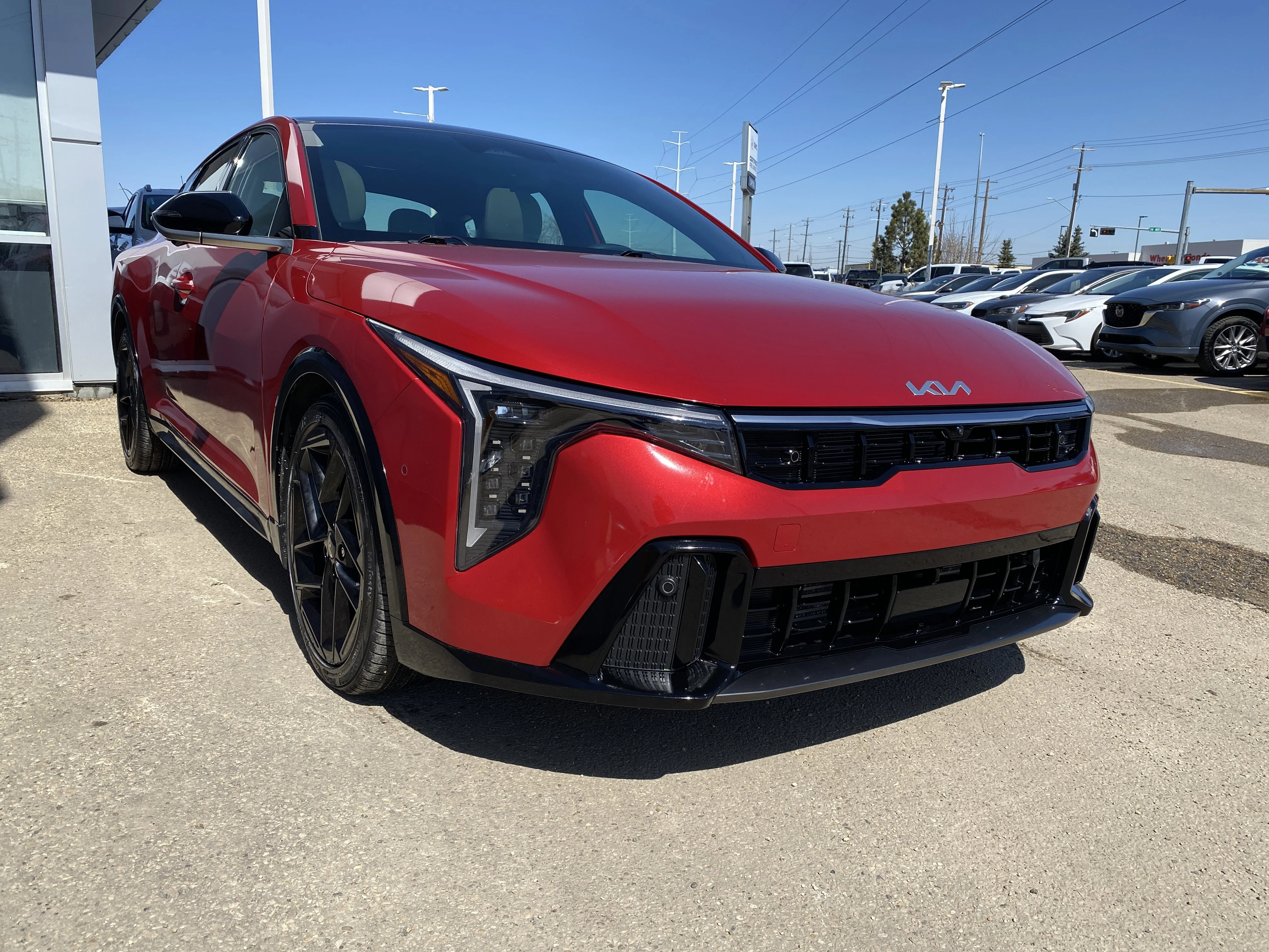 Certified Used 2025 Red Kia GT-Line Turbo * SUNROOF * NAVIGATION * TWO TONE INTERIOR * image 6
