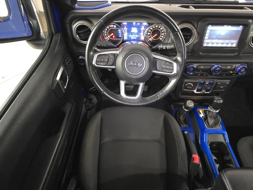 Used 2019 Blue Jeep Unlimited Sahara image 18