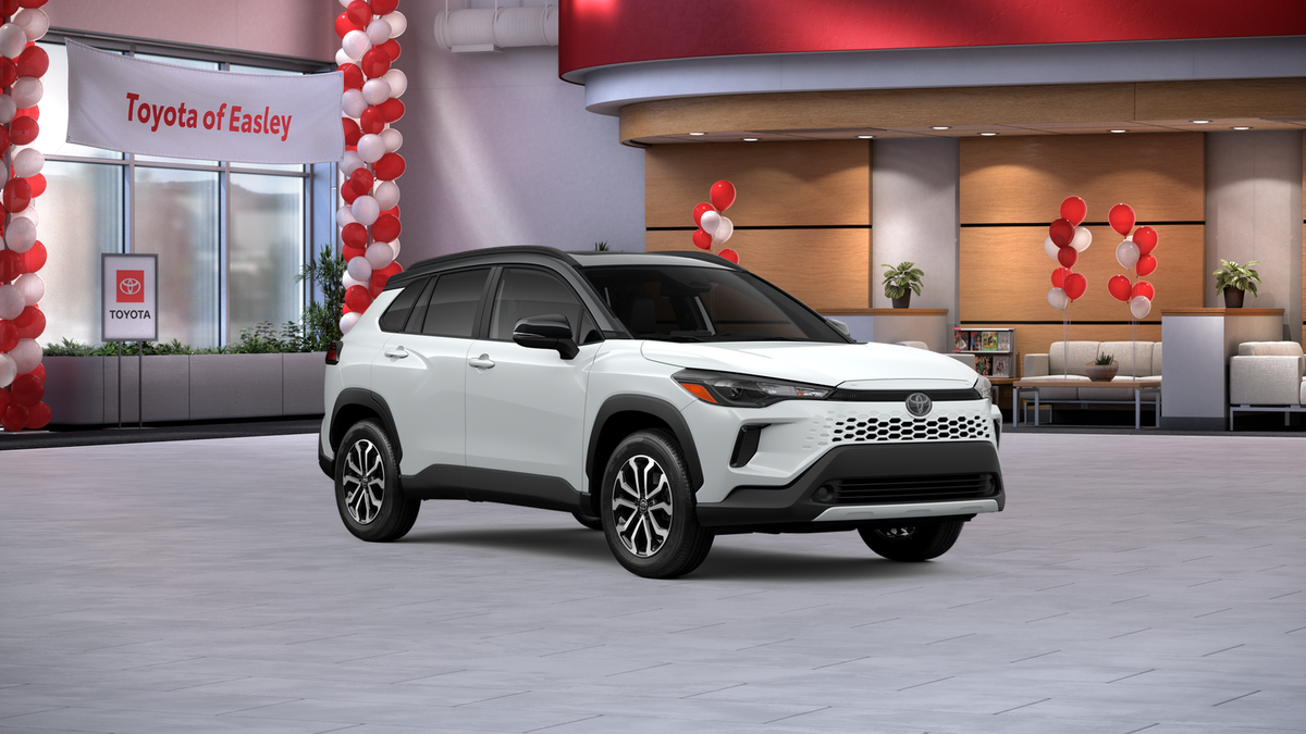 New 2026 Wind Chill Pearl with Jet Black roof Toyota Hybrid SE image 15