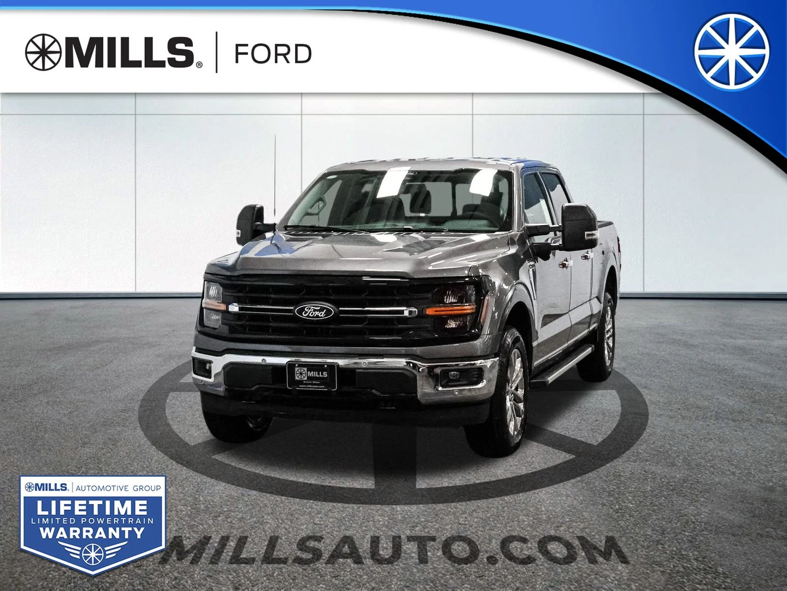 New 2026 Carbonized Gray Metallic Ford XLT image 1