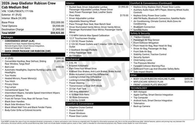 New 2026 41 Exterior Paint Jeep Rubicon image 19