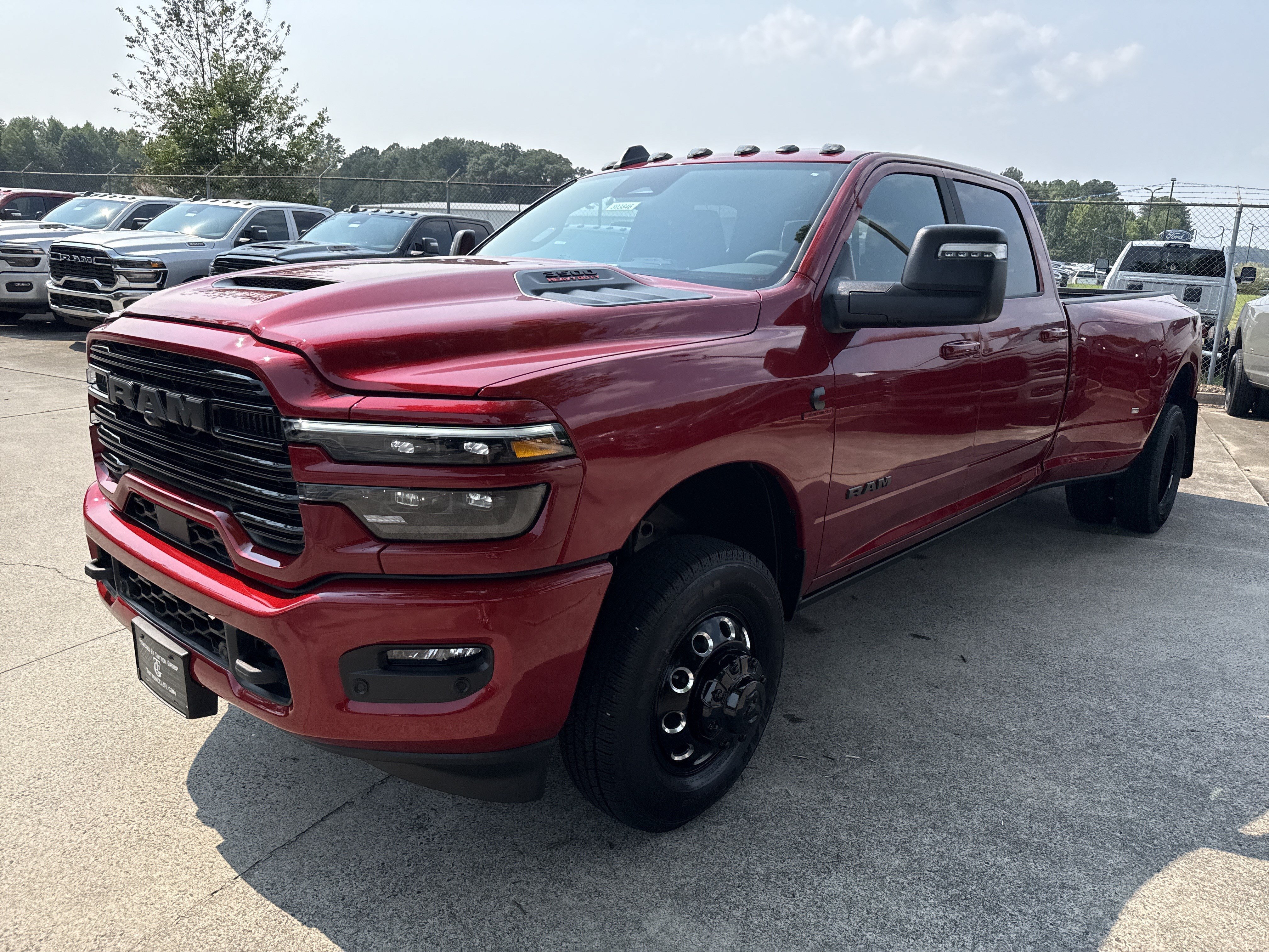 New 2026 Molten Red Pearlcoat RAM Laramie image 3
