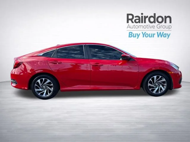 Certified Used 2017 Rallye Red Honda EX image 8