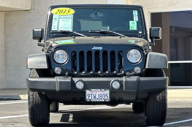 Used 2015 Black Clearcoat Jeep Unlimited Sport image 9