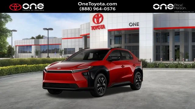 New 2026 Red Toyota XLE image 1