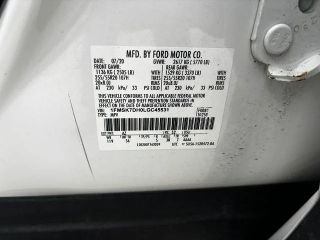 Used 2020 White Ford XLT image 14