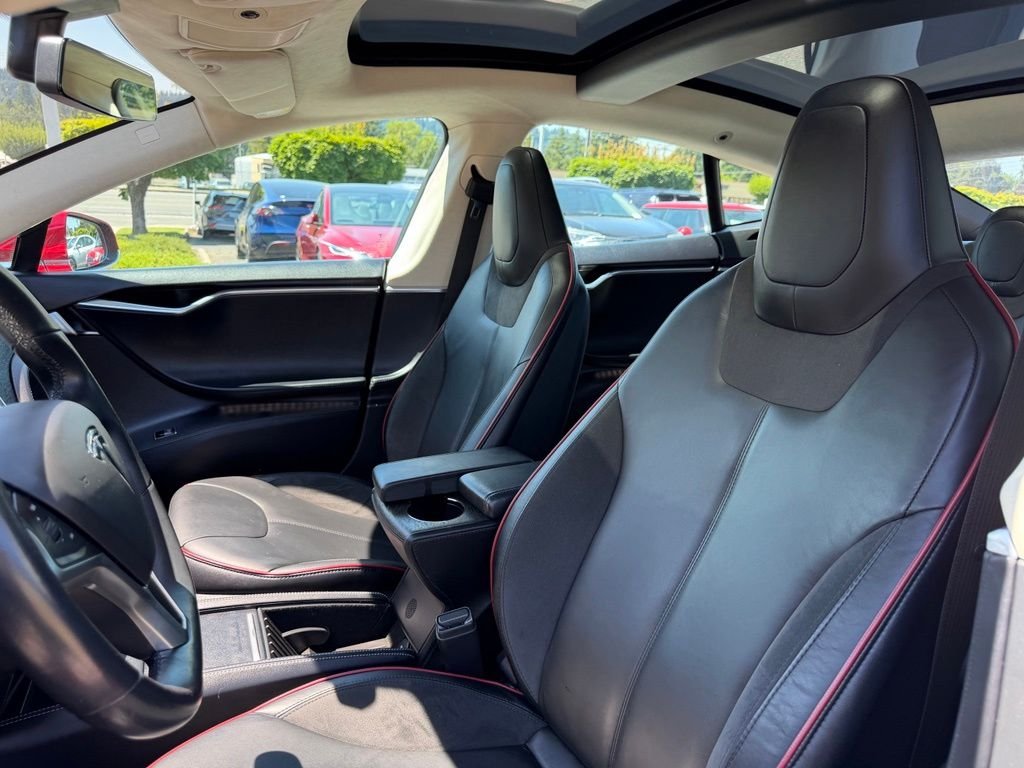 Used 2013 Red Tesla Performance image 14