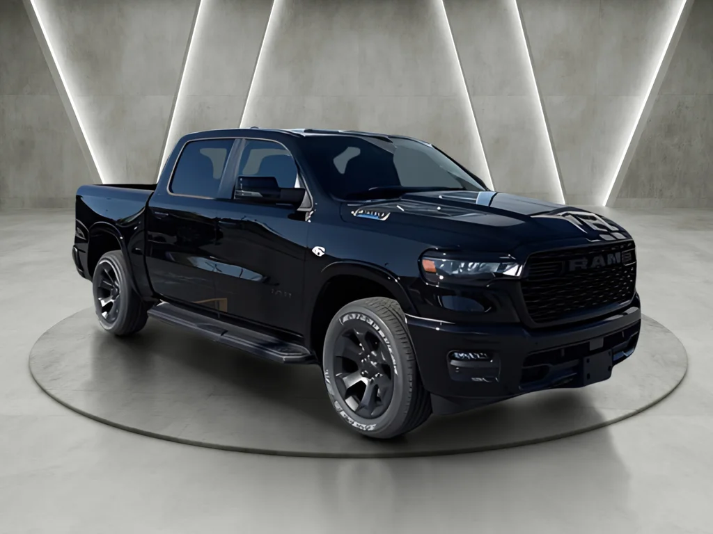 New 2026 Diamond Black Crystal Pearl-Coat Exterior Paint RAM Big Horn/Lone Star image 1