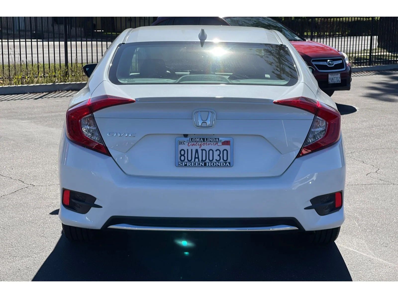 Used 2021 Platinum White Pearl Honda EX image 4