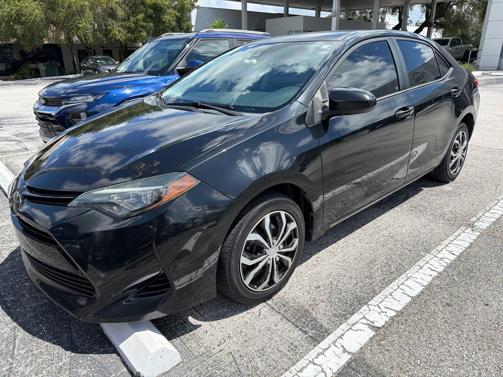Used 2017 Black Sand Pearl Toyota LE image 3