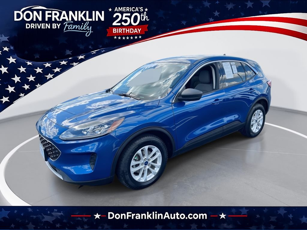 Used 2022 Blue Ford SE image 1