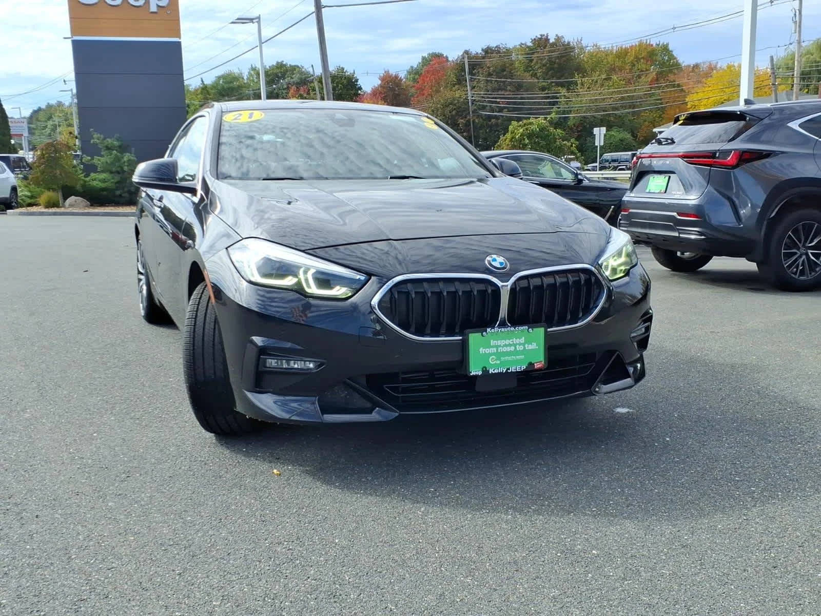 Certified Used 2021 Black Sapphire Metallic BMW 228i xDrive image 4