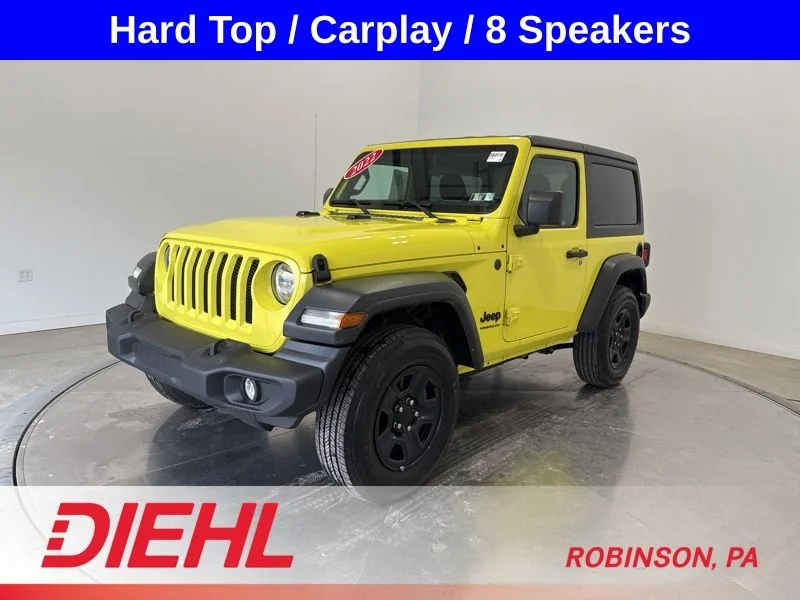 Used 2022 Yellow Jeep Sport image 3