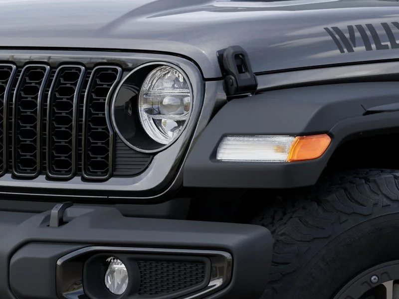 New 2026 Granite Crystal Metallic Clear Coat Jeep 4-Door Willys 4x4 image 6