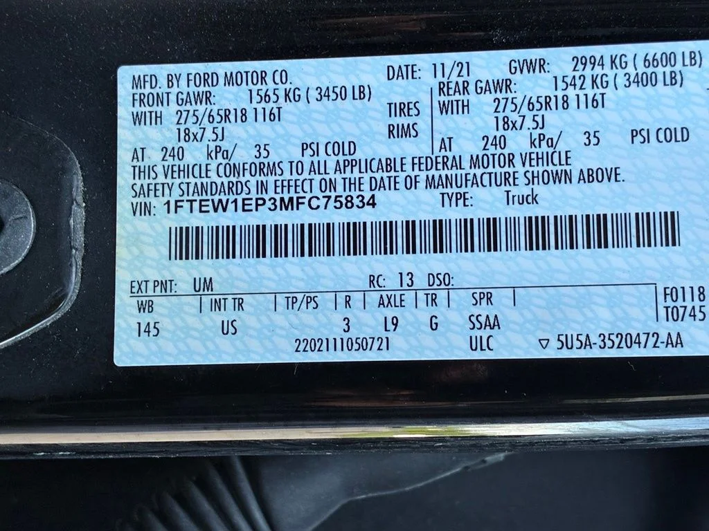 Used 2021 Black Ford XLT image 64