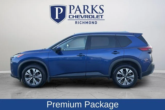 Certified Used 2021 Blue Nissan SV image 4