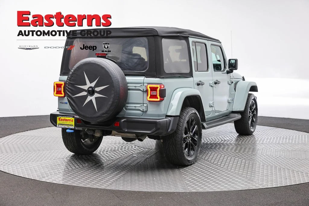 Used 2023 Gray Jeep Sahara 4xe image 5