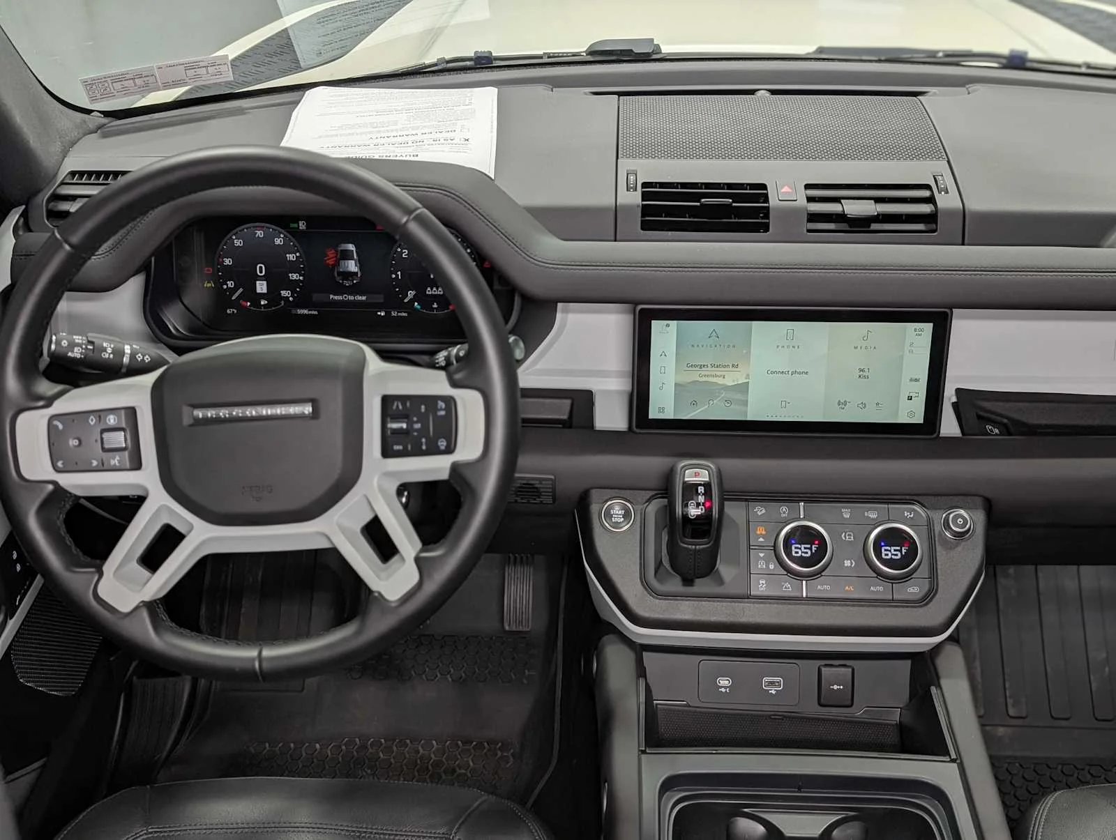 Used 2024 Pearl White satin exterior wrap Land Rover S image 5