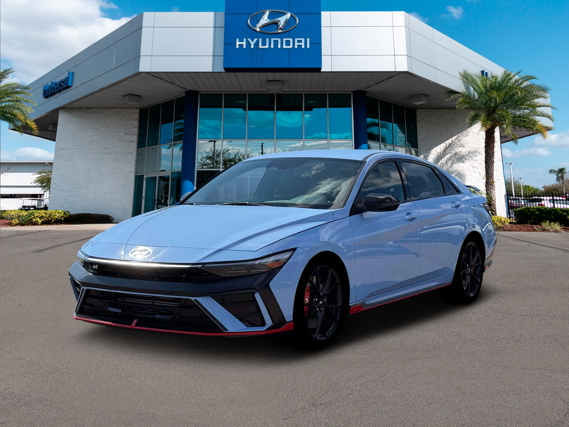 New 2026 Blue Hyundai Sedan image 1