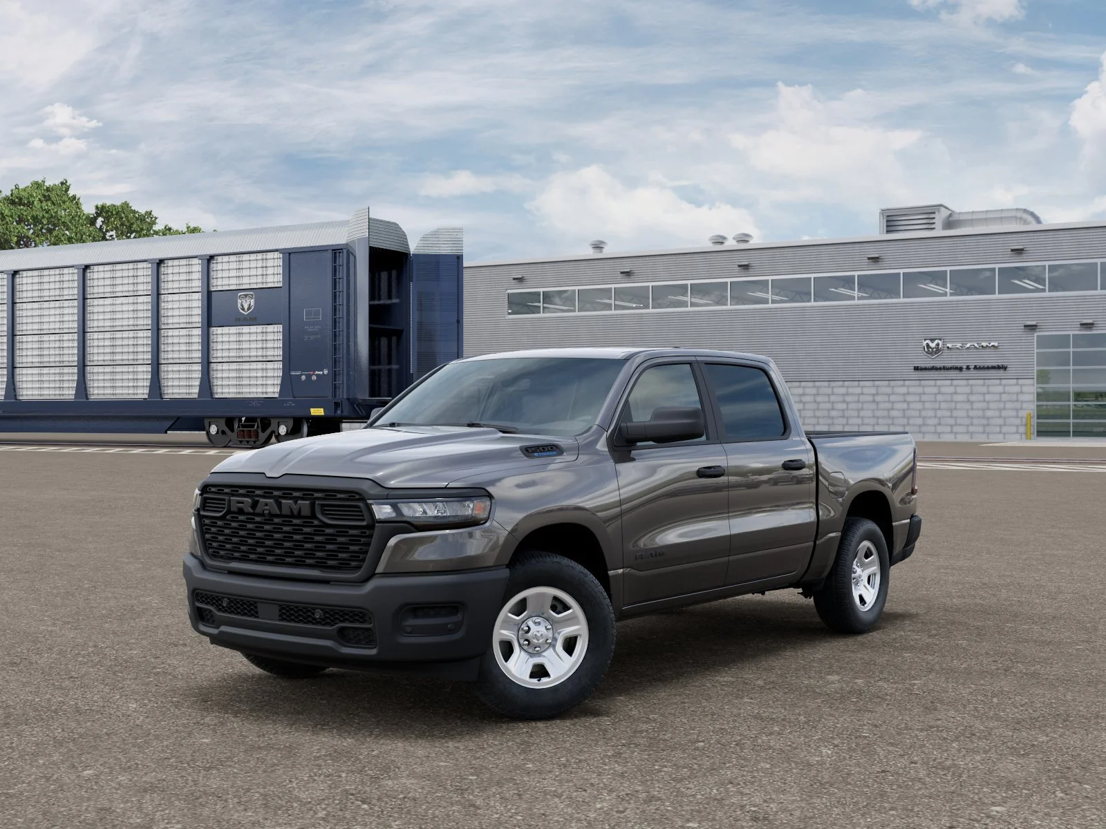 New 2026 Granite Crystal Metallic Clear-Coat Exterior Paint RAM Tradesman image 1