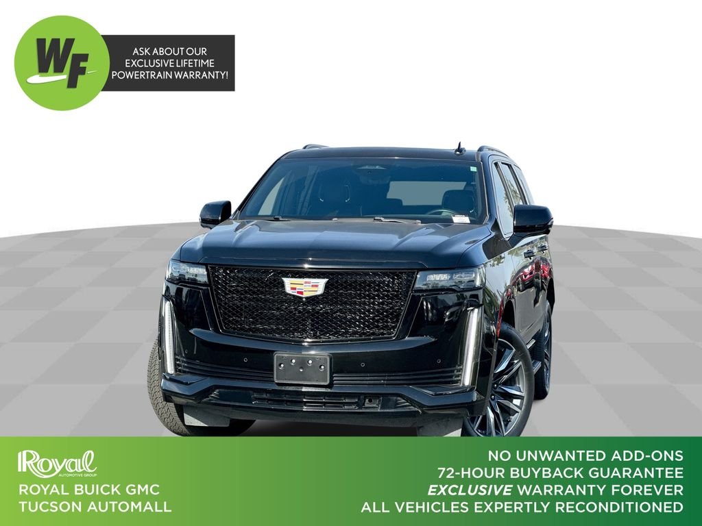 Used 2021 Black Cadillac Sport image 1