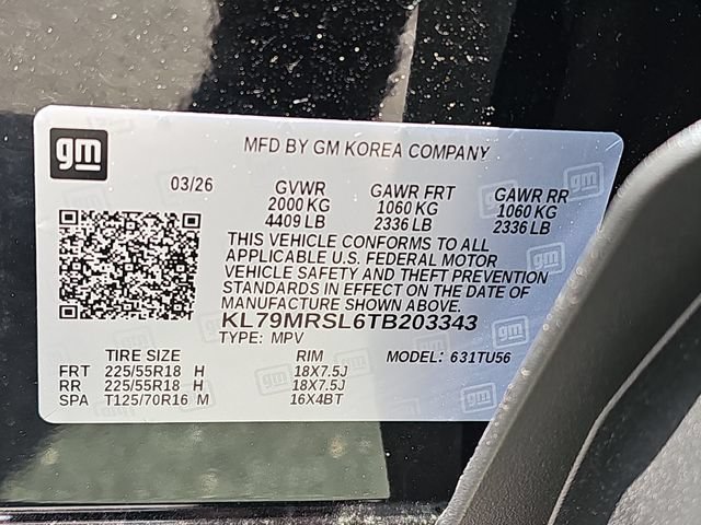 New 2026 Mosaic Black Metallic Chevrolet LT image 36