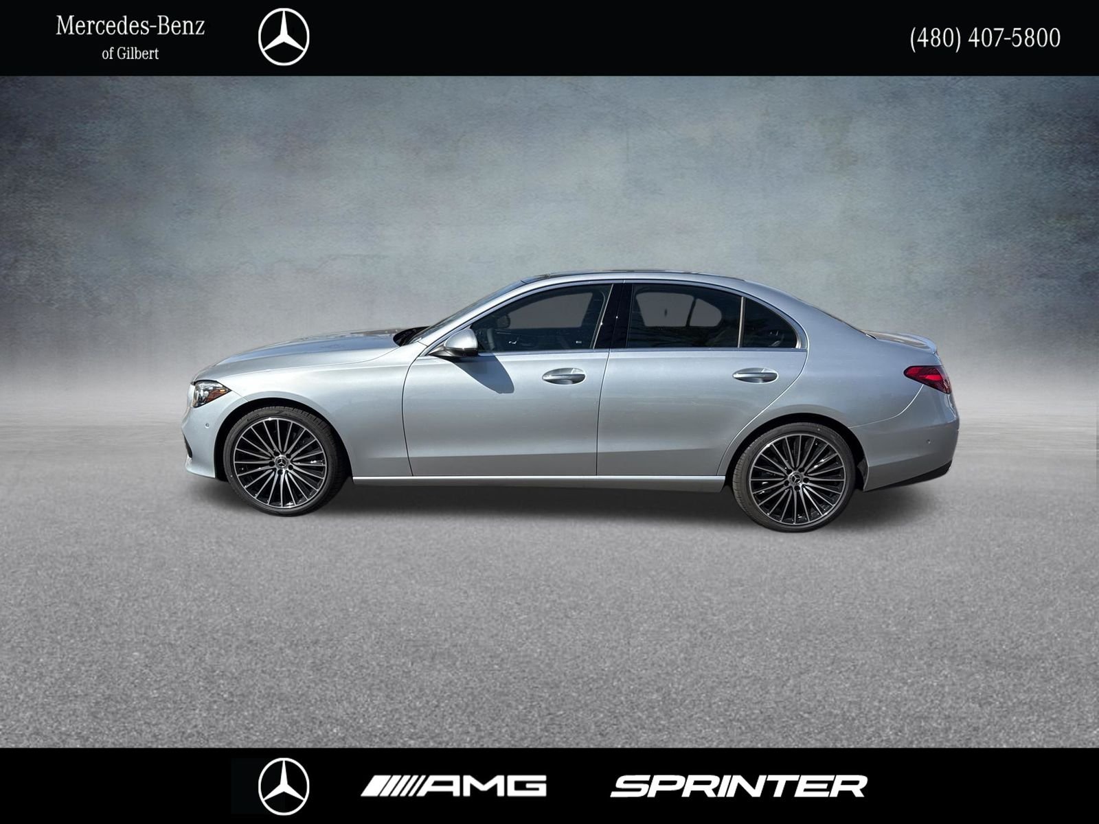 New 2026 Cirrus Silver Metallic Mercedes-Benz C 300 image 3