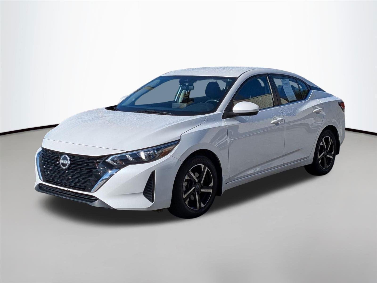 Used 2024 Aspen White Tricoat Nissan SV image 1