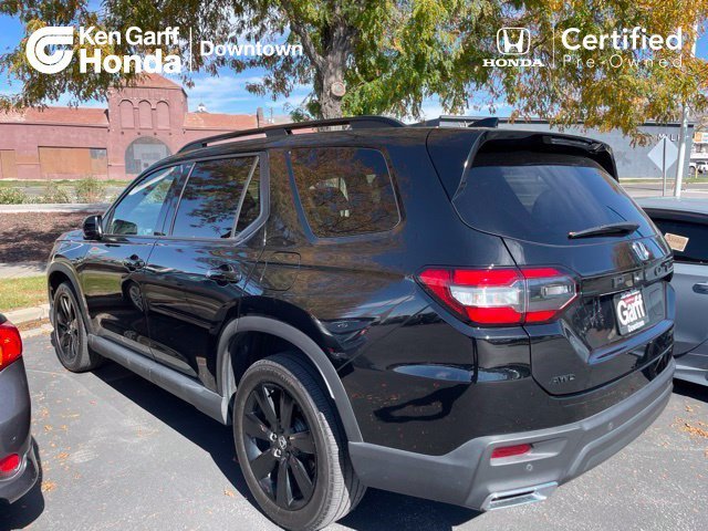 Certified Used 2025 Crystal Black Pearl Honda AWD Black Edition image 1